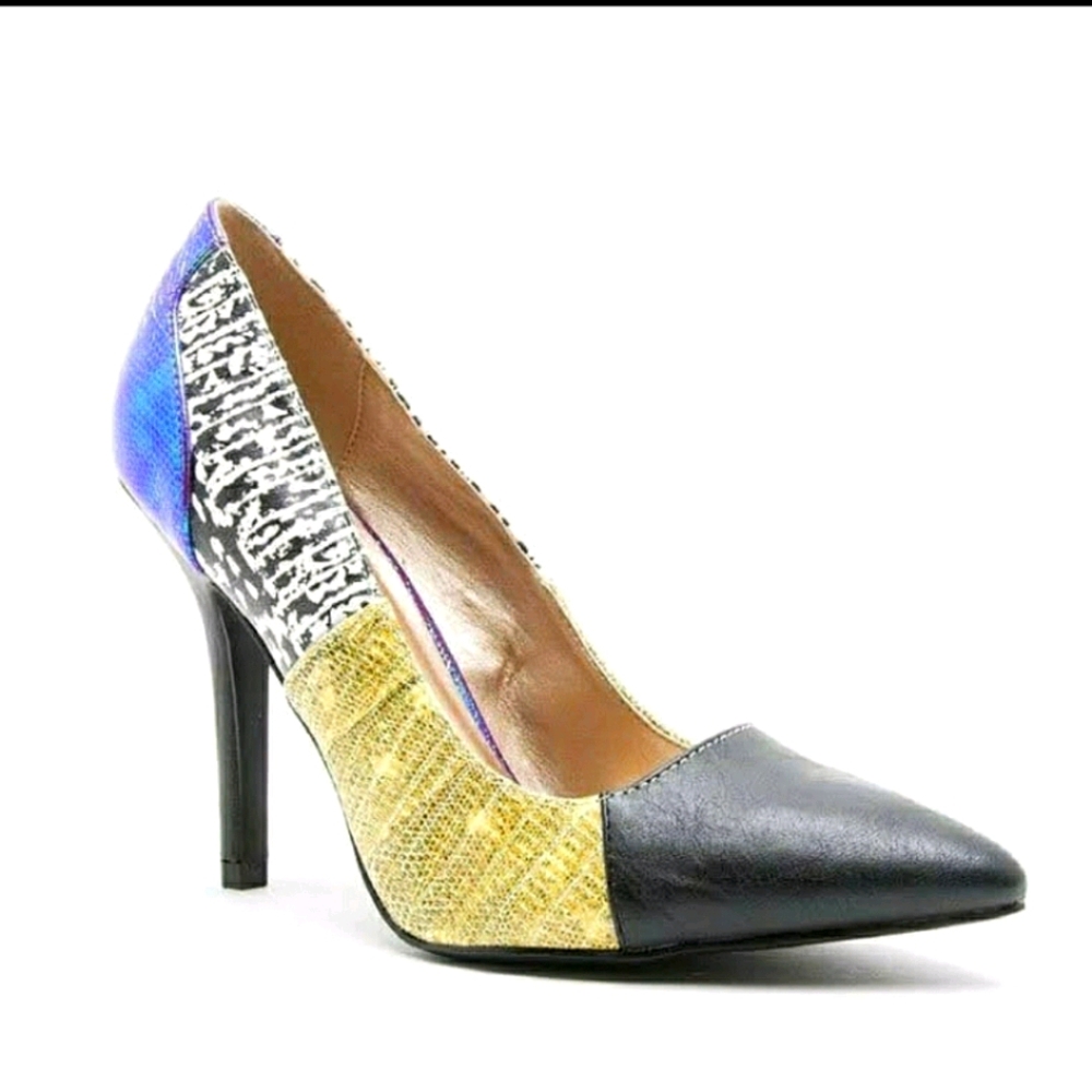 Multicolor Designer Summer Pumps